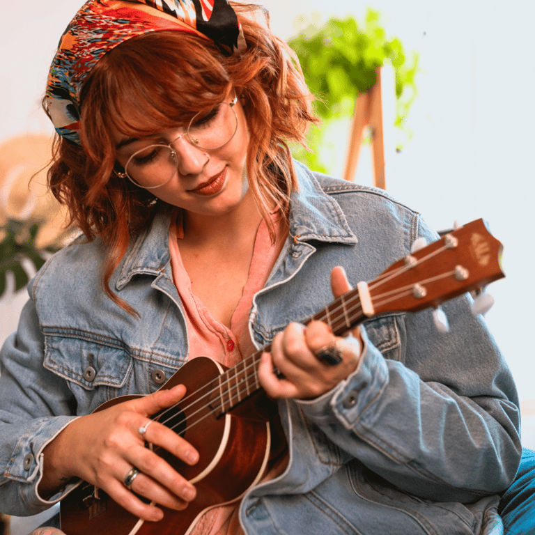 Group ukulele music class at Tri Arts Project Castle Rock