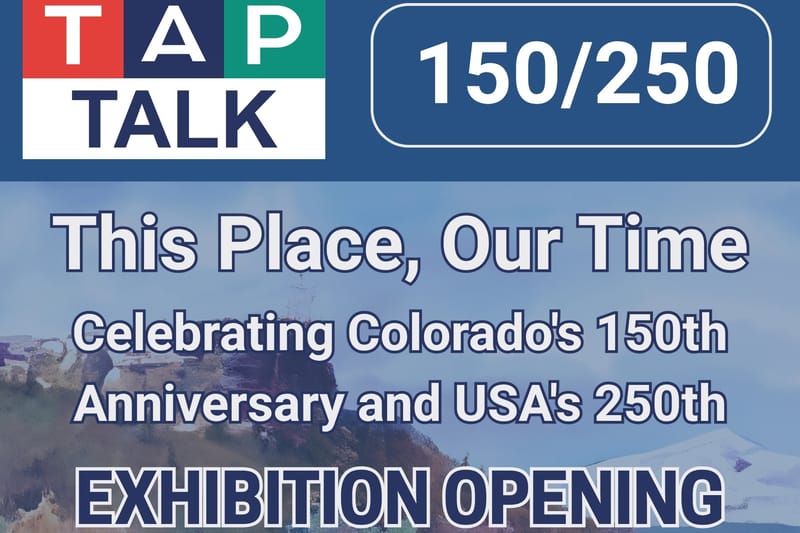 Tri Arts Project community art showcase at the historic Cantril School Building in Castle Rock