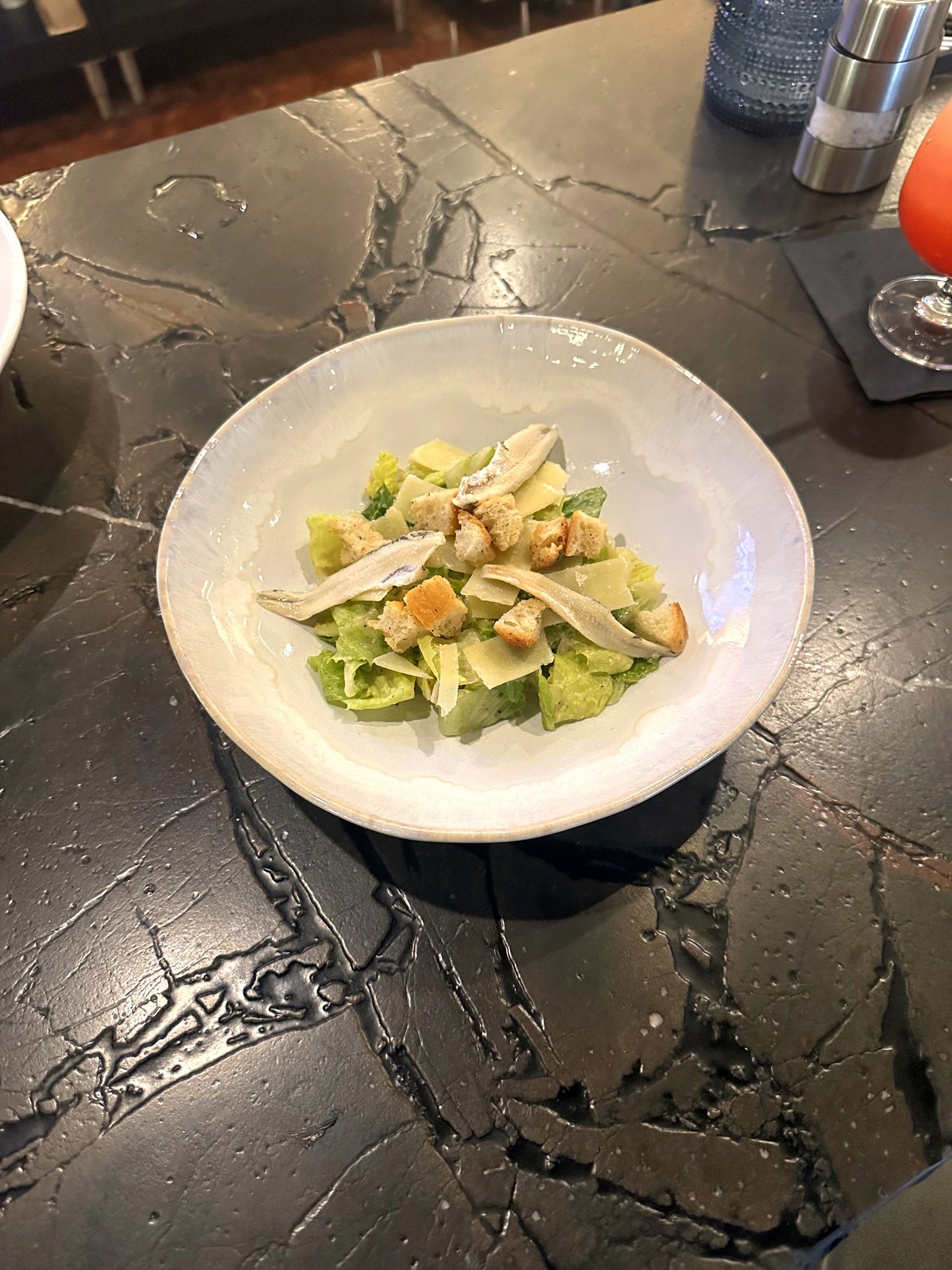 The Caesar with anchovies.