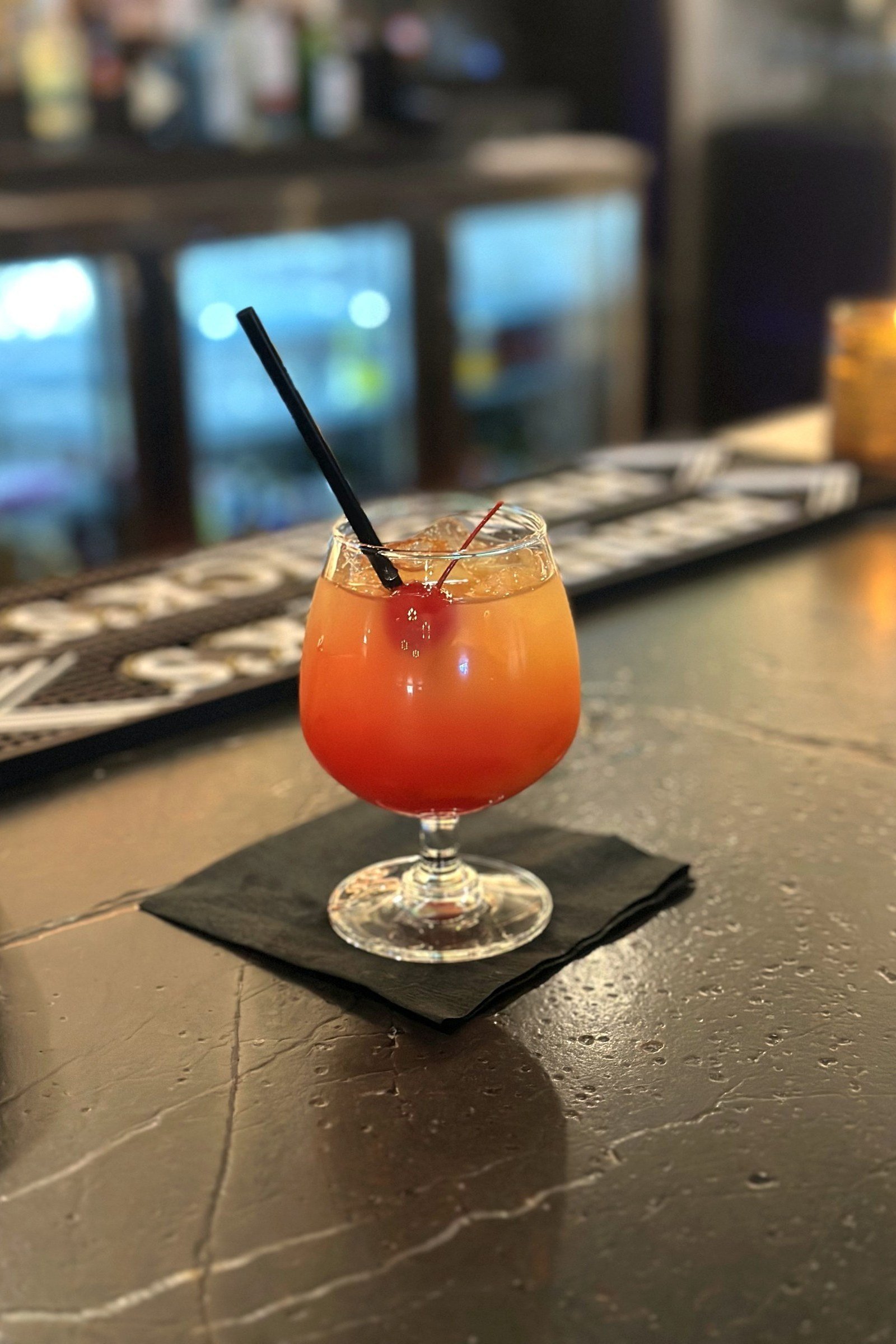 The sunrise mocktail.