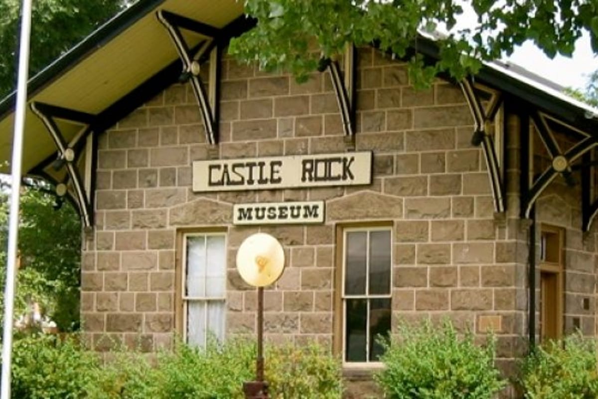 Castle Rock Museum housed in the restored 1875 Denver & Rio Grande Depot