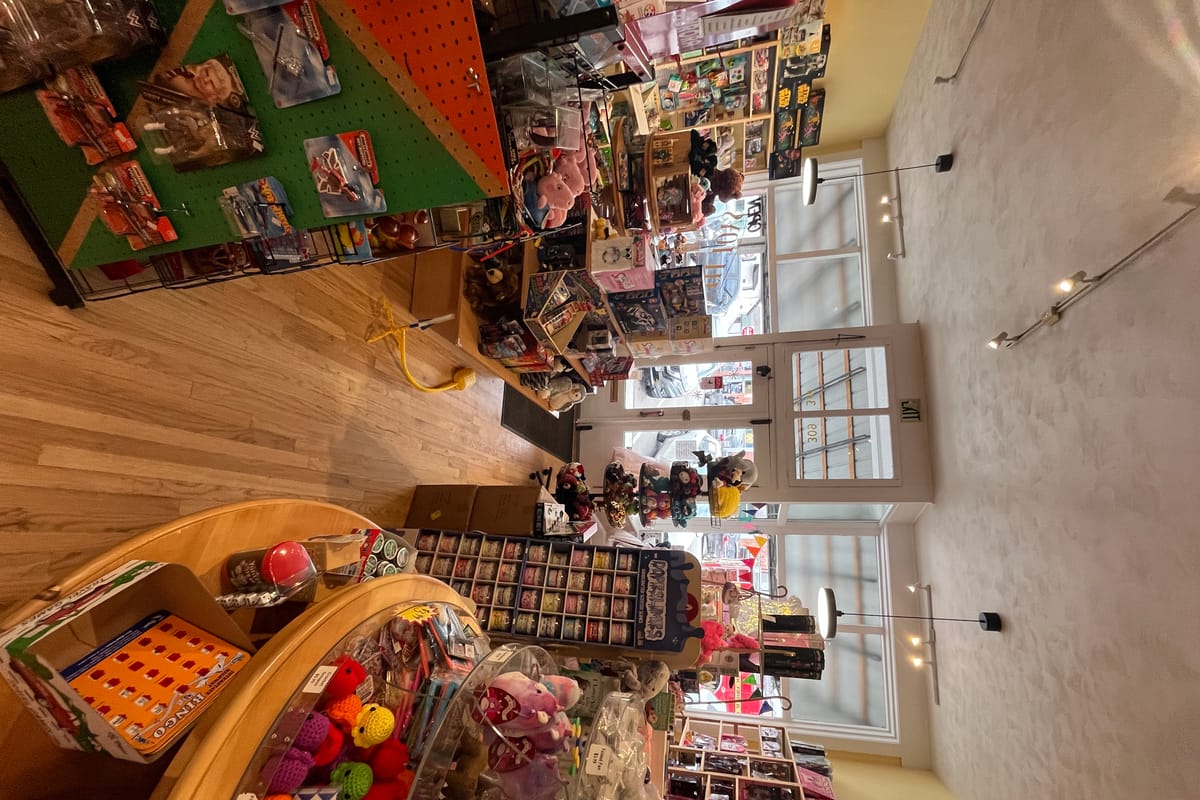 Interior view of Castle Toys