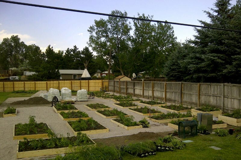 Castle Rock Community Garden park in Castle Rock, Colorado