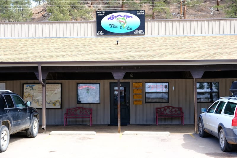 Flies & Lies retail store in Sedalia, Colorado