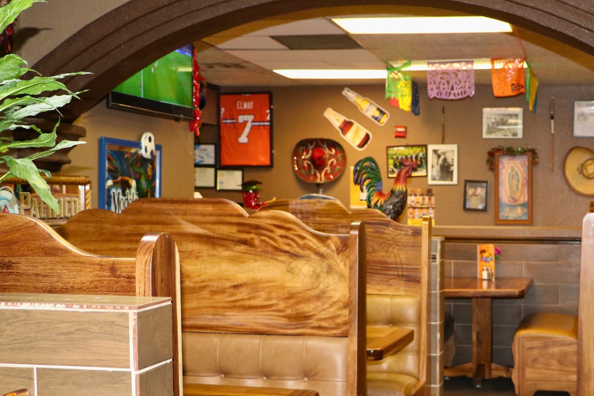 Interior view of Chapala Mexican Restaurant Castle Rock
