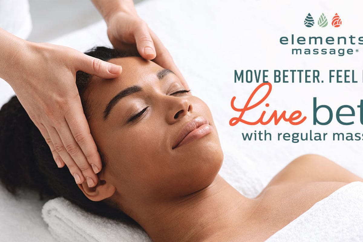 Elements Massage dining area
