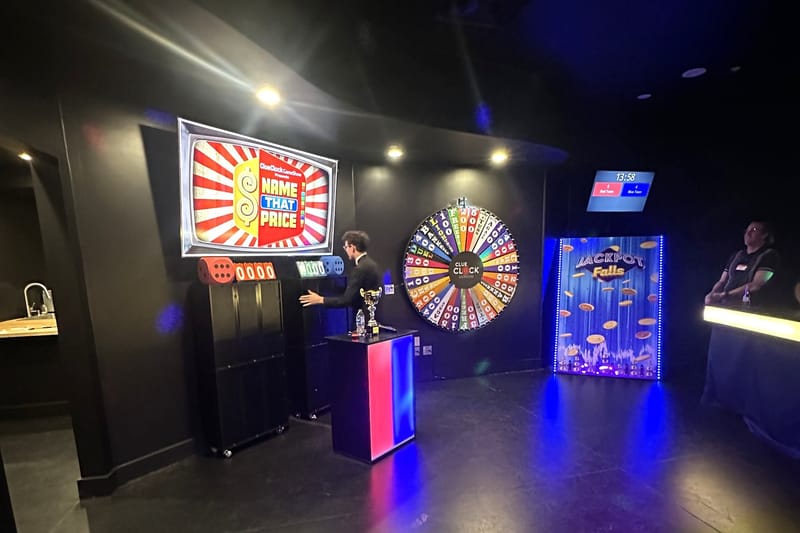 The ClueClock Gameshow stage in Castle Pines