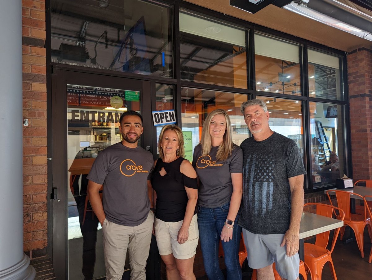 Crave Real Burgers atmosphere and seating