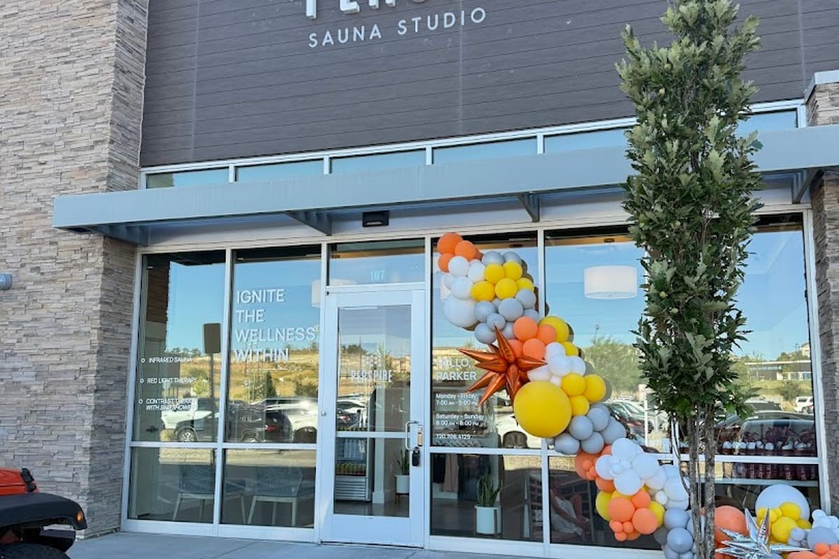 Perspire Sauna Studio exterior entrance