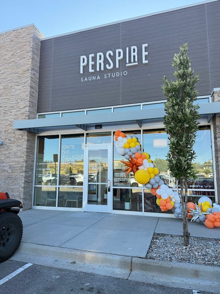 Perspire Sauna Studio exterior entrance
