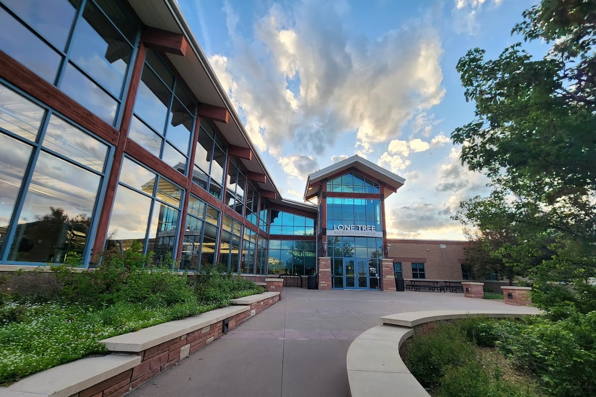 Lone Tree Recreation Center exterior entrance
