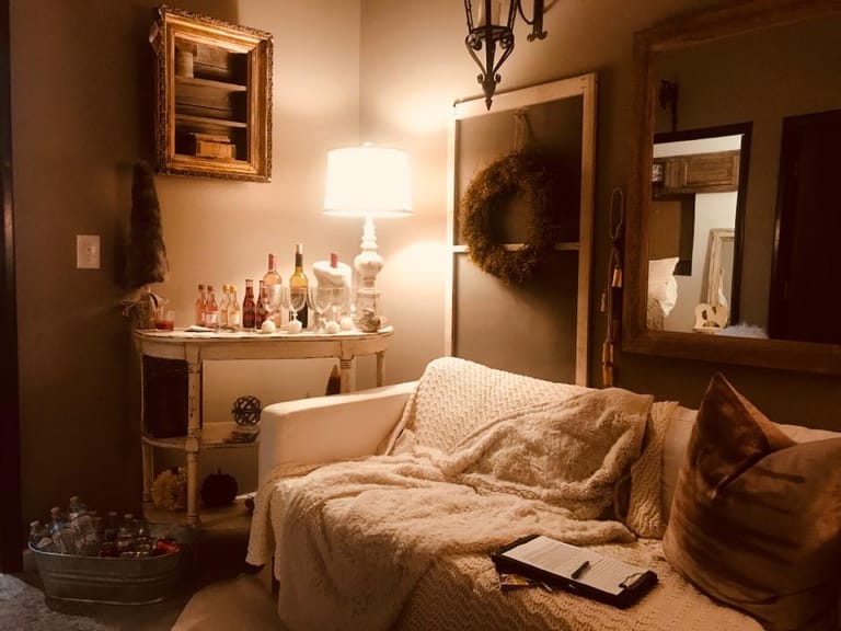 Interior view of IVORY med spa