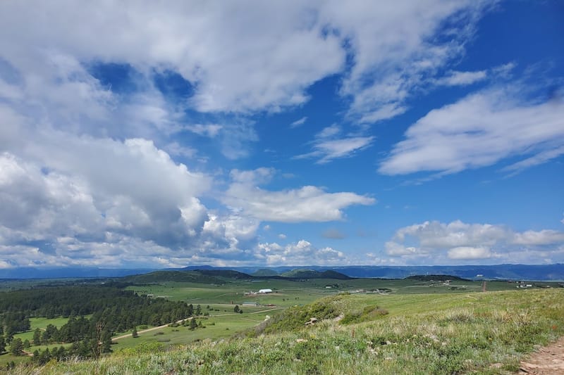 Lincoln Mountain Loop Trailhead park in Larkspur, Colorado