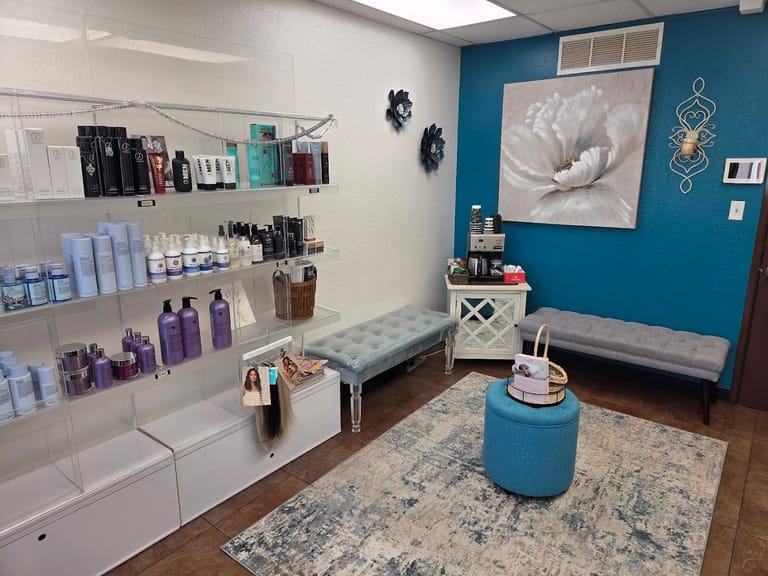 Kolour Hair Design Eco Salon atmosphere and seating