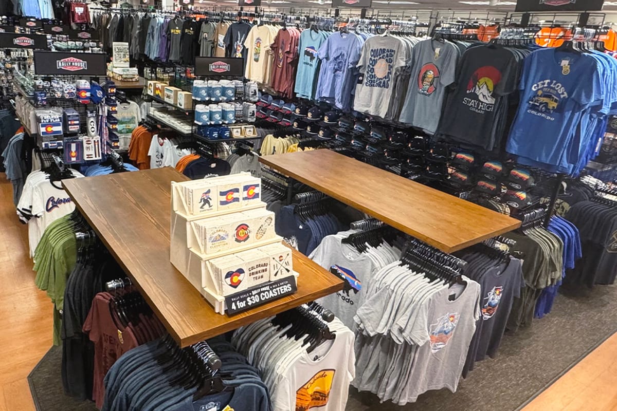 Rally House Outlets at Castle Rock atmosphere and seating