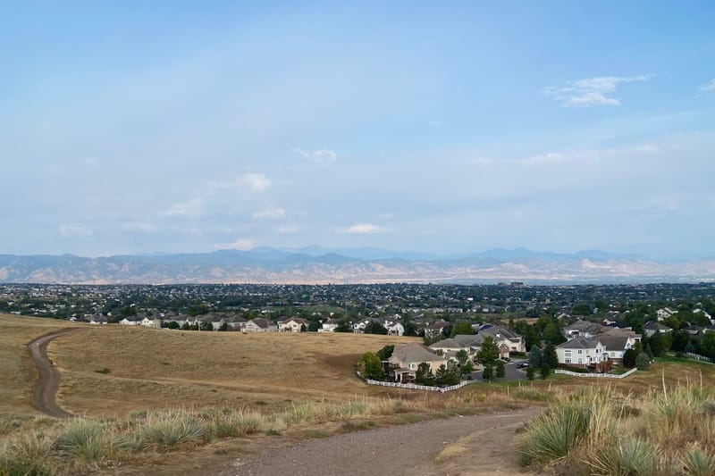 Bluffs Regional Park Trail park in Lone Tree, Colorado