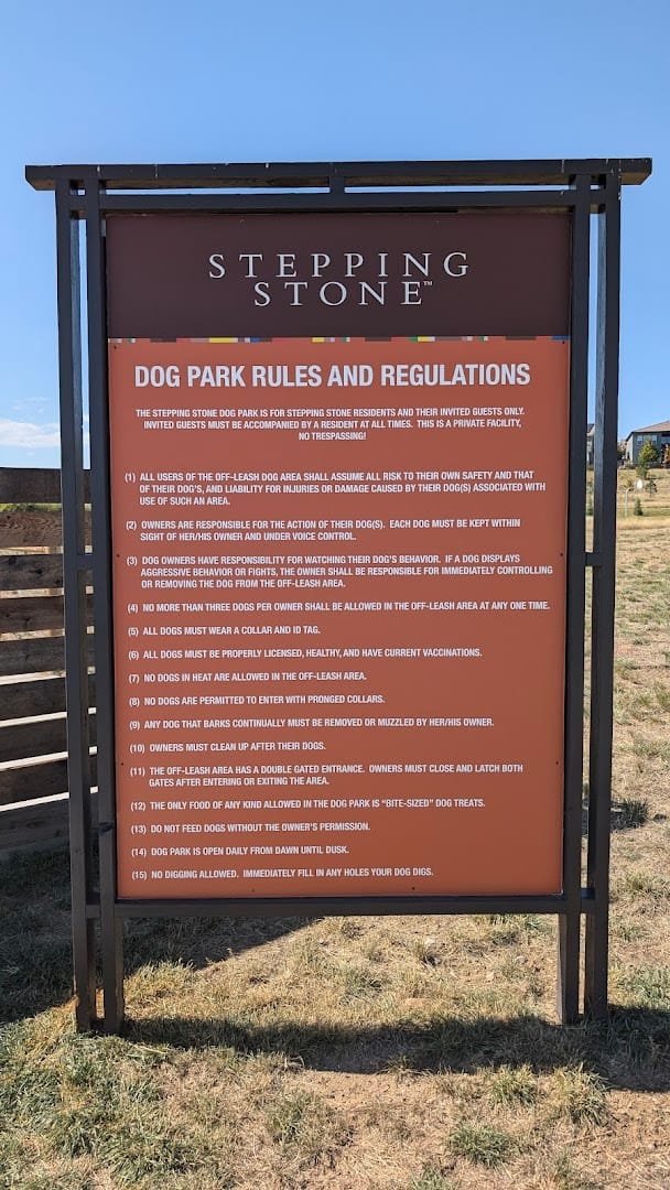 Stepping Stone Dog Park featured offerings