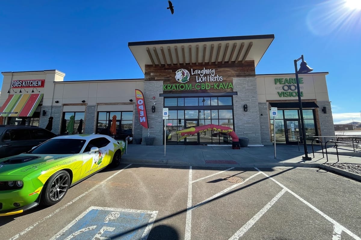 Interior view of Laughing Lion Kratom & CBD & Kava - Castle Rock
