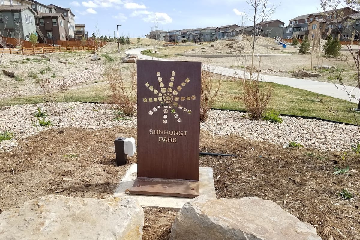 Sunburst Park exterior entrance