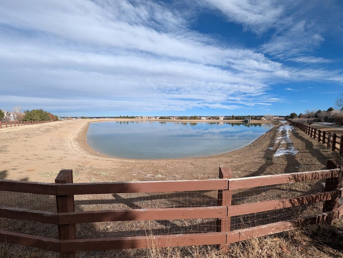 Rhea Reservoir park in Parker, Colorado