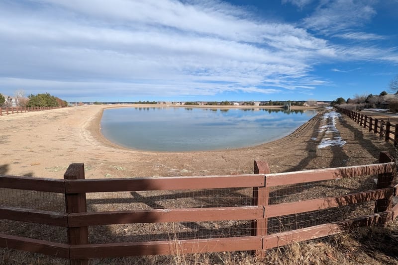 Rhea Reservoir park in Parker, Colorado