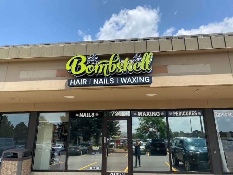 Interior view of Bombshell Hair Nails Waxing