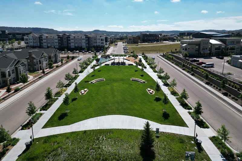 Mercantile Park park in Castle Rock, Colorado