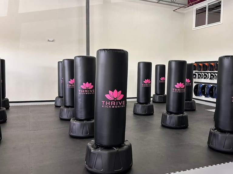 Thrive Kickboxing atmosphere and seating