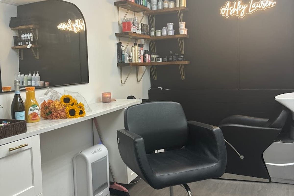 Interior view of Ashley Lauren Studios