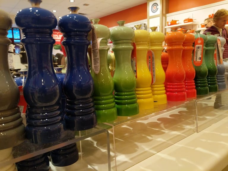 Interior view of Le Creuset Outlet Store