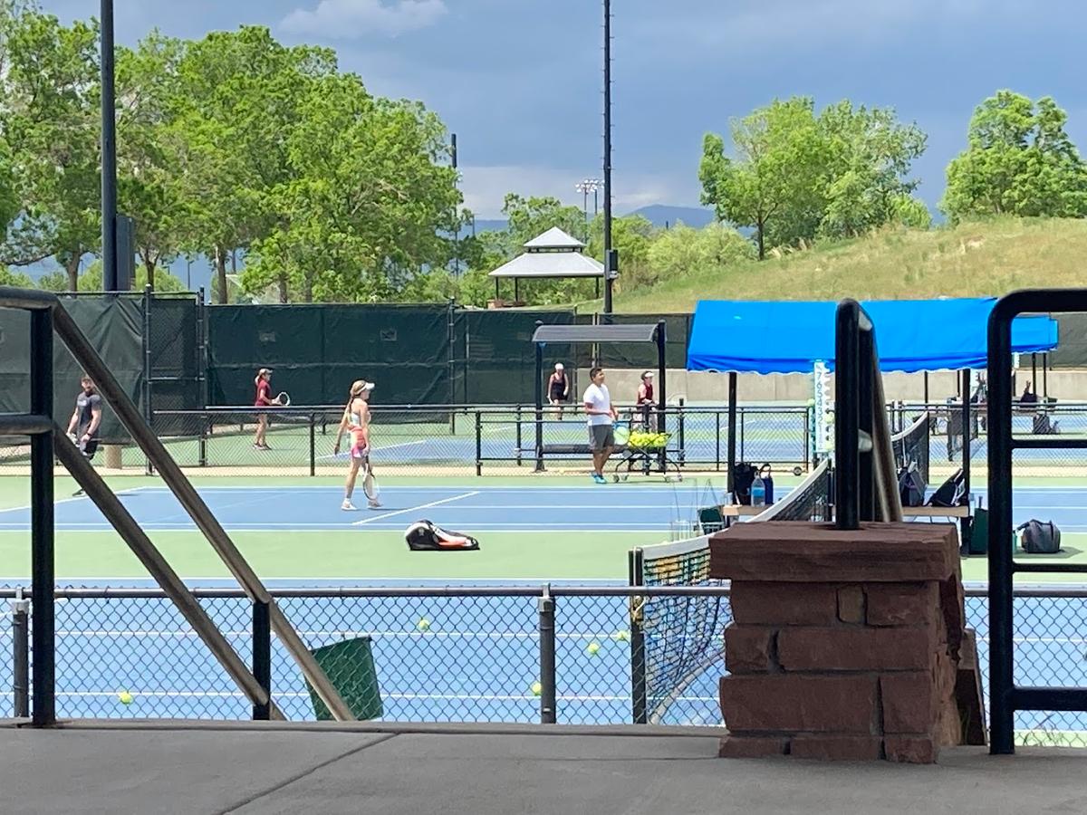 Lebsack Tennis Center park in Highlands Ranch, Colorado