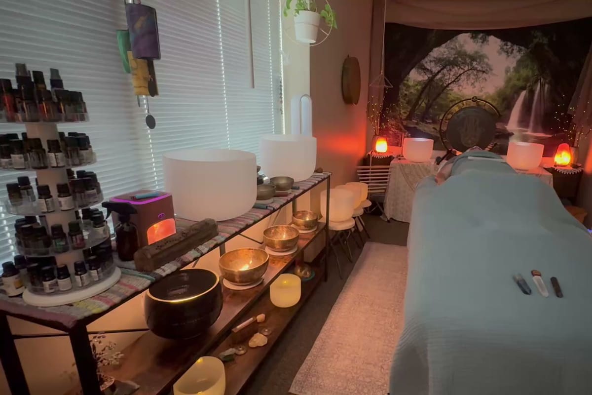 Interior view of Tri Resonance Sound & Energy Healing