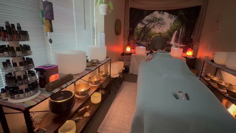 Interior view of Tri Resonance Sound & Energy Healing