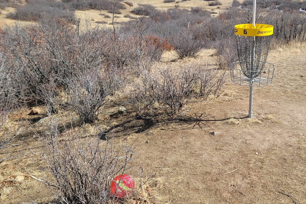 Interior view of Pronghorn Park and Disc Golf Course