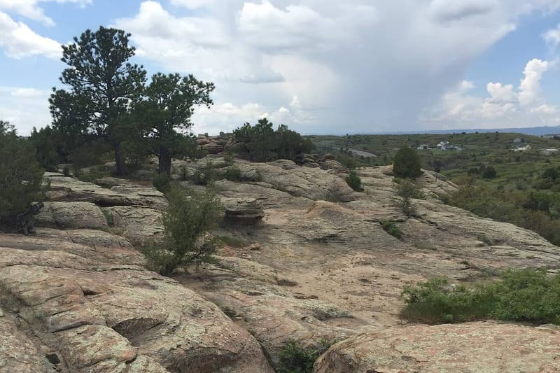 Hidden Mesa Open Space park in Franktown, Colorado
