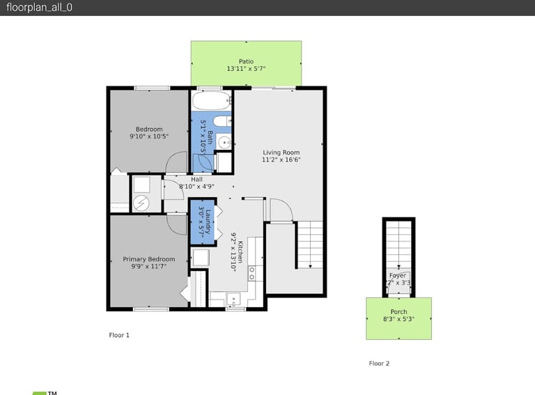 Winrock Apartments dining area