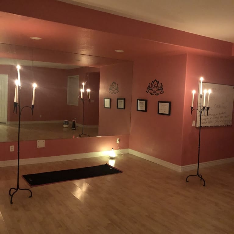 Interior view of Mending Moves Yoga