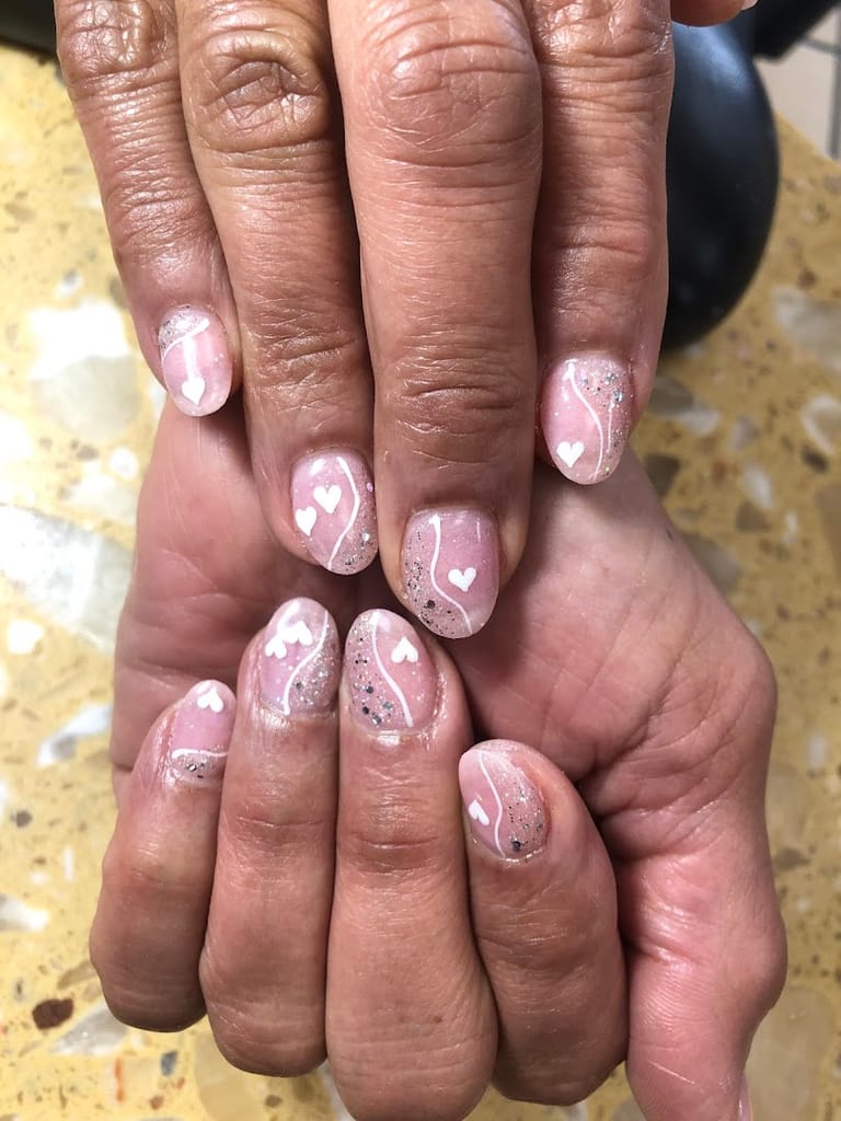 Interior view of V's Nails