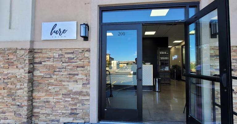 Lure Salon Lone Tree atmosphere and seating