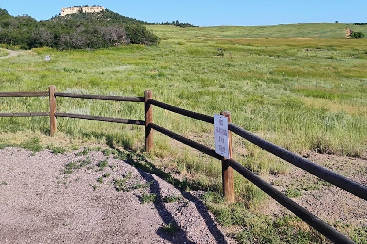 Spruce Meadows Open Space Trailhead dining area