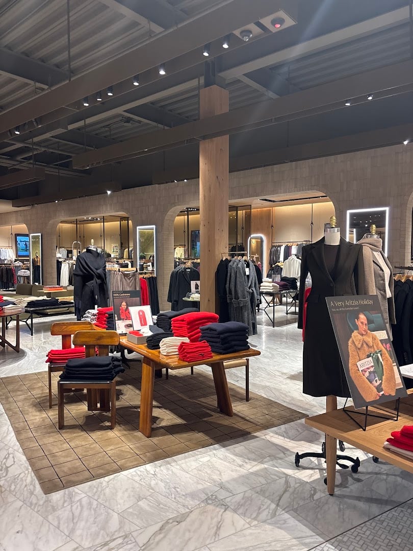 Interior view of Aritzia