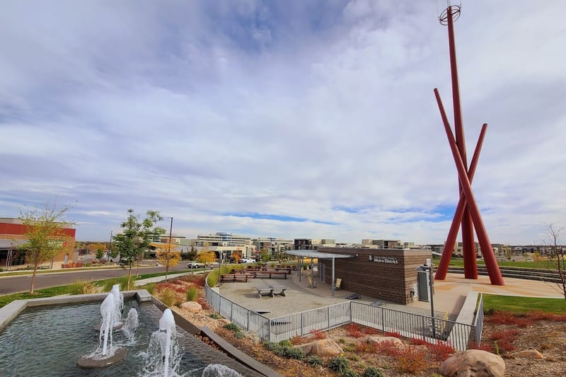 Central Park park in Highlands Ranch, Colorado