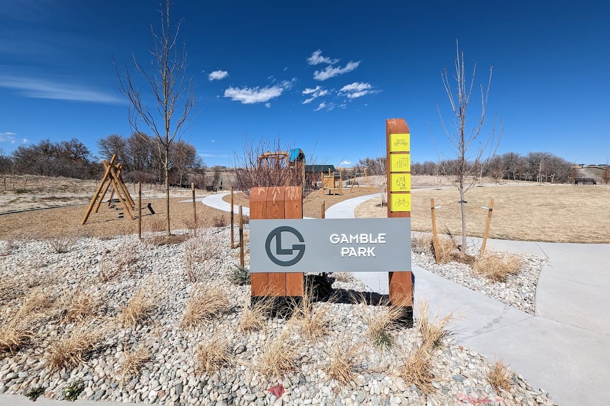 Gamble Park atmosphere and seating