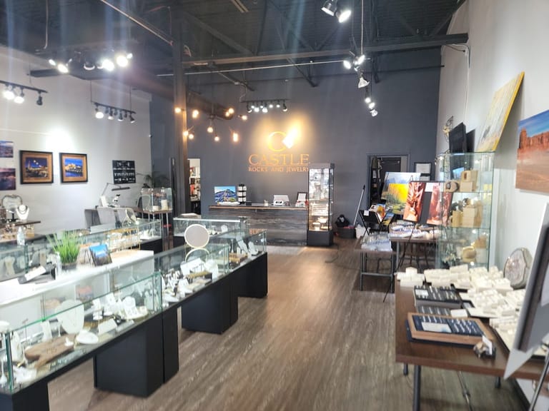 Interior view of Castle Rocks and Jewelry