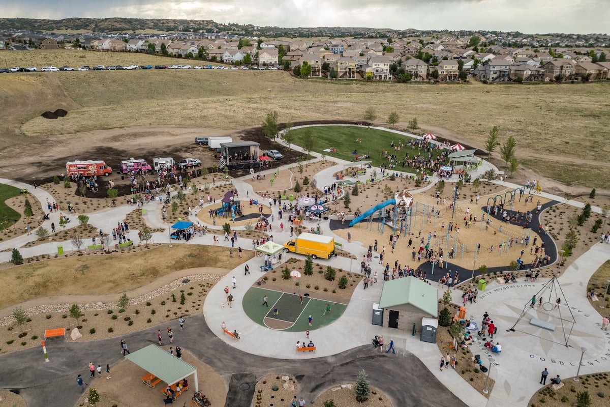Interior view of Cobblestone Ranch Park
