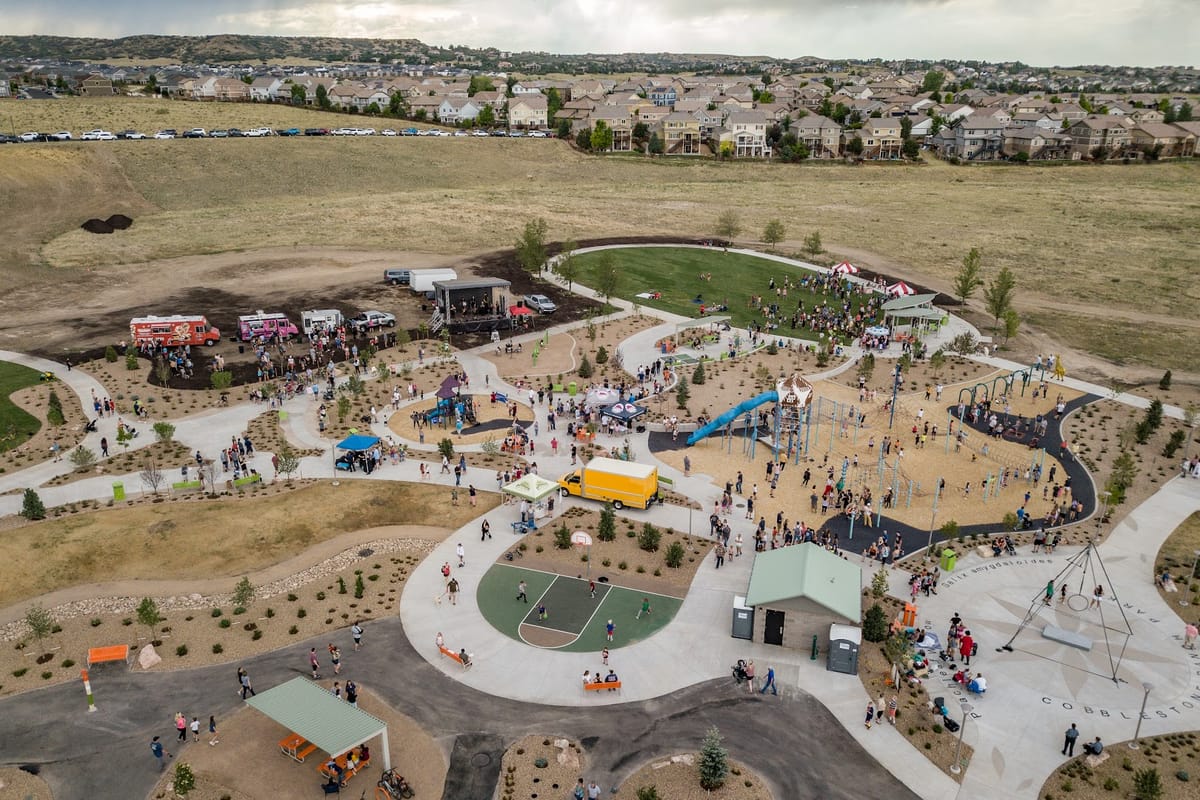 Interior view of Cobblestone Ranch Park