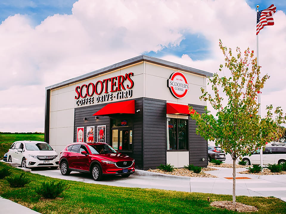 Scooter's Coffee coffee shop in Parker, Colorado