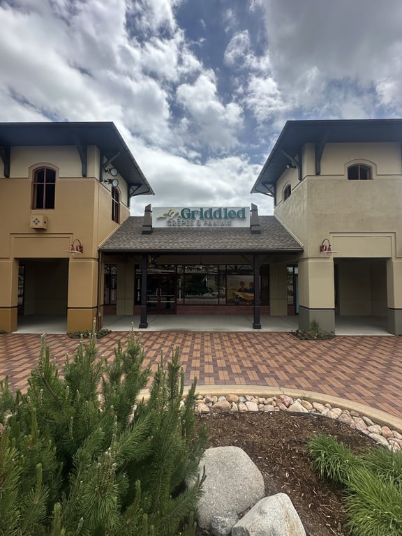 Griddled Crêpes & Paninis storefront at the Outlets at Castle Rock (Suite 175)