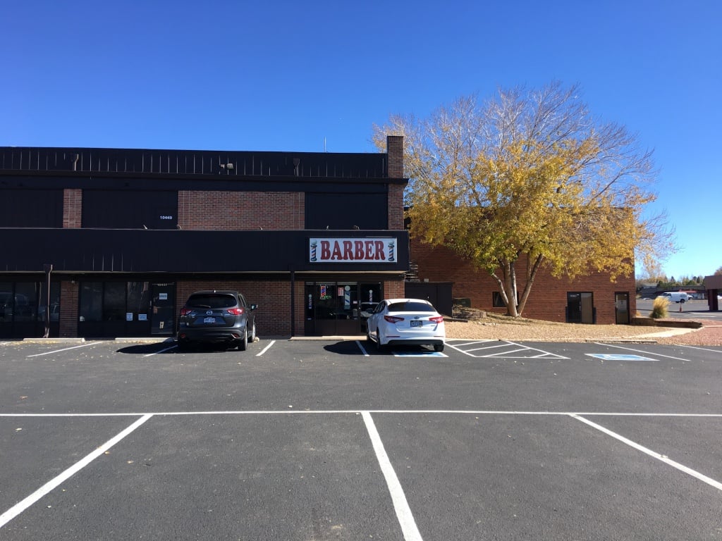 Barber Shop exterior entrance