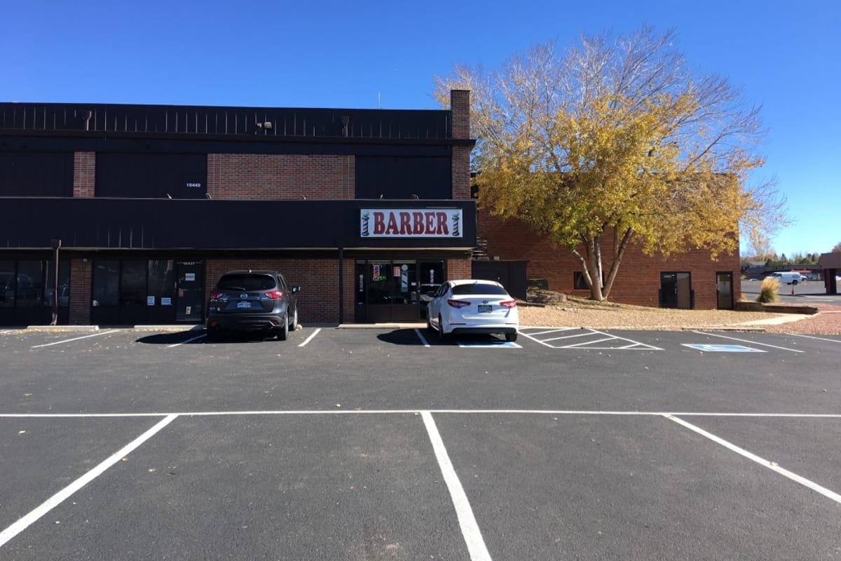 Barber Shop exterior entrance
